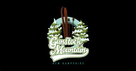 Gunstock Mountain ski logo - Gunstock Mountain Skiing - Sticker | TeePublic