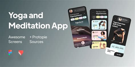 Yoga And Meditation App Free Figma Template For App Designs