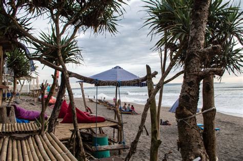 Beach View At The Place Naked Coconut In Bali Editorial Stock Photo Image Of Island Serene
