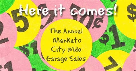 Annual Greater Mankato City Wide Garage Sale
