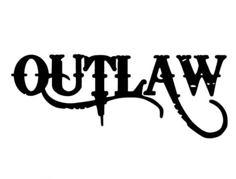 Outlaw Decal Car Tumbler Window Truck Motorcycle Laptop Sticker 22