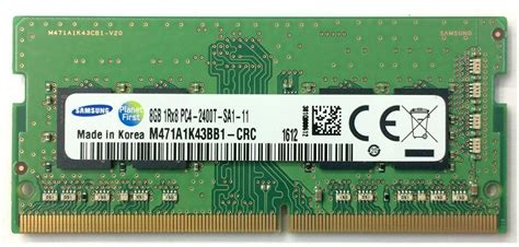 Samsung 4GB Kit SODIMM DDR4-2400 (M471A1K43BB1-CRC) ab 29,95 ...