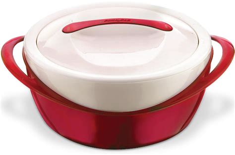 Pinnacle Large Insulated Casserole Dish With Lid Qt Elegant Hot Pot Food Warmer Cooler