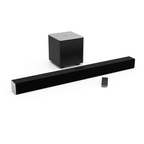 VIZIO 38 in. 2.1-Channel Sound Bar with Wireless Powered Subwoofer and ...