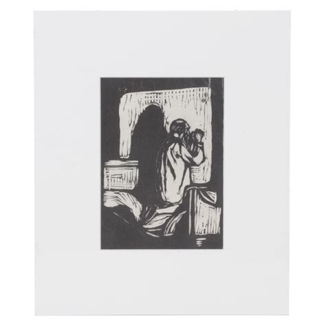 Halftone After Edvard Munch "Den Gamle Mannen," 1946 | EBTH