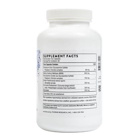 Joint Support Nutrients (formerly AR-Encap) 240c Thorne - Arcana