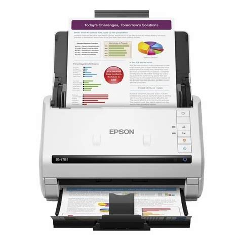 Epson WorkForce DS-770II Color Duplex Document Scanner at ₹ 32500/piece ...