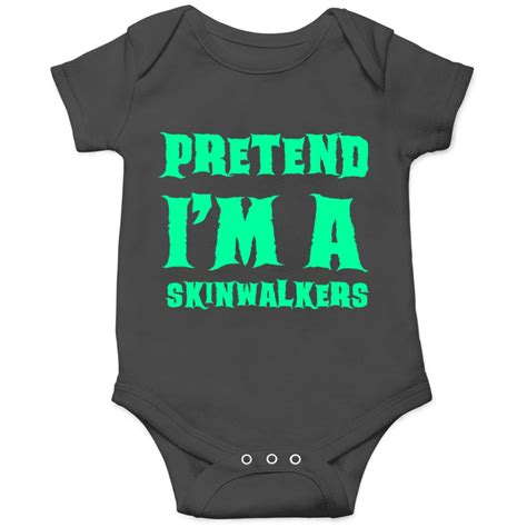 Pretend Im A Skinwalkers Lazy Costume Halloween Onesies Sold By