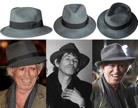 Keith Richards Style Fedora Hat Keef Rolling Stones Fashion Accessory