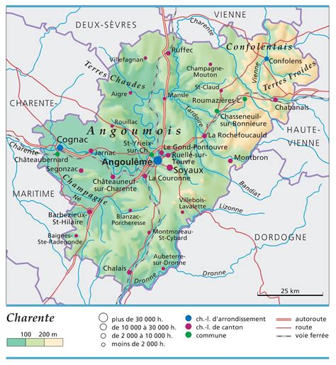 Charente Region Of France Map - United States Map