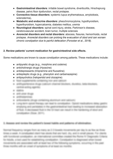 Nursing Care Plan For Constipation 7
