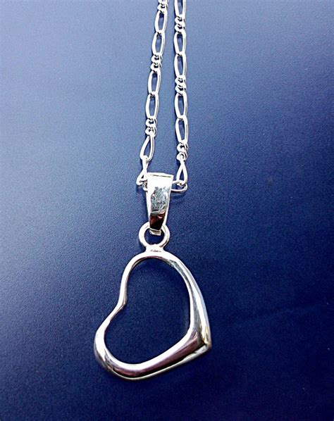 Dije De Corazon Con Cadena Para Dama En Plata Ley 925 551 00 En