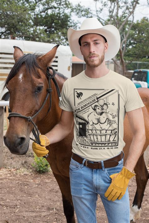 Retro Gay Rodeo Shirt Lgbtq Rodeo Magazine Vintage Graphic Tees S Cowboy Shirt Western T