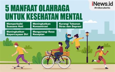 Infografis Manfaat Olahraga Untuk Kesehatan Mental