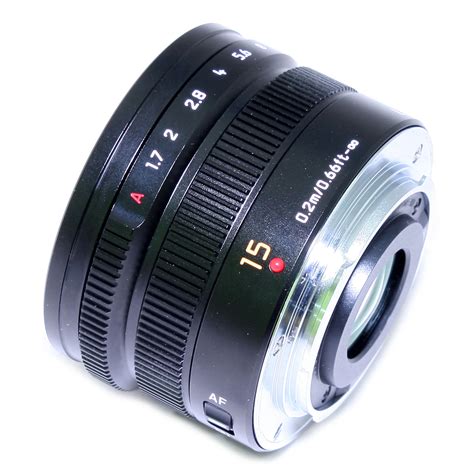 [USED] Panasonic Leica DG Summilux 15mm f/1.7 ASPH. Lens (S/N: HN7LC101377) (Near New in Box