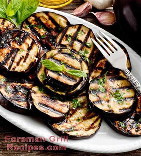 Foreman Grill Garlic Mint Eggplant Foreman Grill Recipes