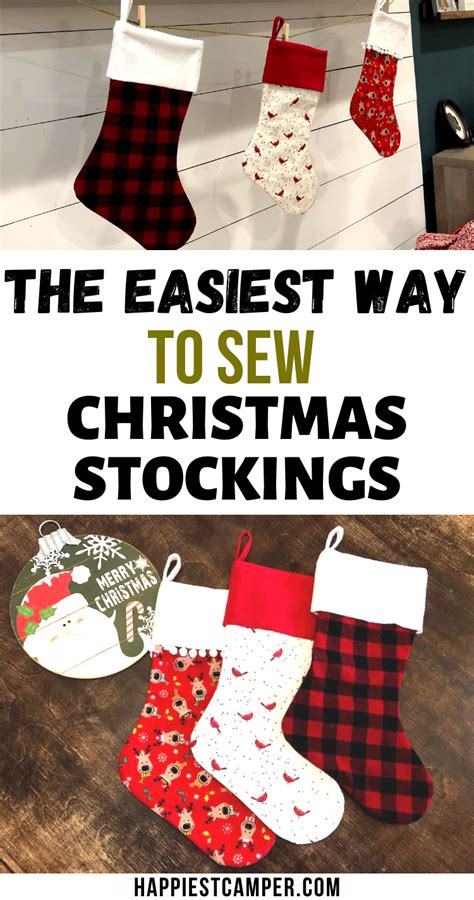 How To Sew A Christmas Stocking With Free Pattern Artofit