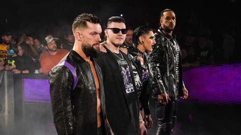 Rhea Ripley Finn Balor Dominik Mysterio And Damian Priest Raw