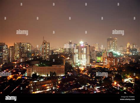 mumbai skyline  night