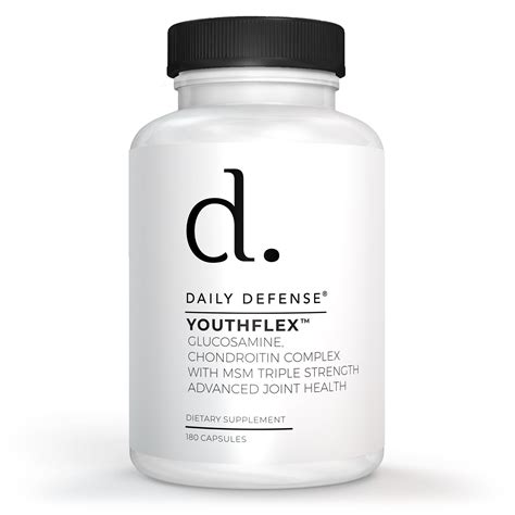 YOUTHFLEX™ Chondroitin Supplement: Triple Strength with MSM – Daily Defense