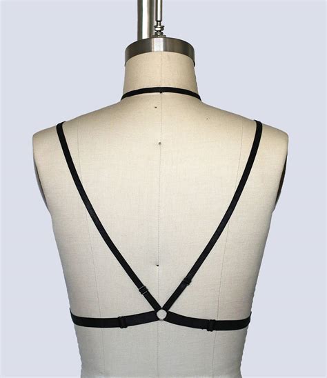 Body Harness Cage Bra Cupless Lingerie Body Harness Lingerie Sexy Lingerie Fetish Lingerie