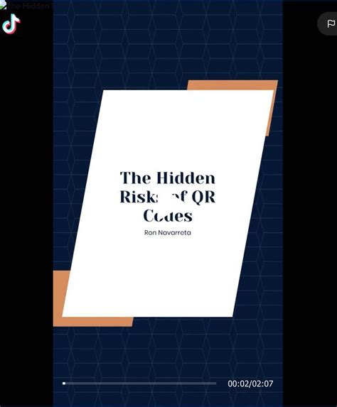 The Hidden Risks Of Qr Codes Ron Navarreta