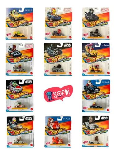 Hot Wheels Racer Verse Personajes Marvel Pixar Disney Env O Gratis