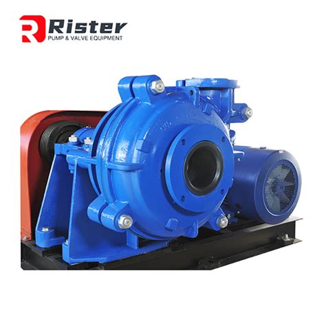 Rubber Lining Abrasive Resistant Horizontal Centrifugal Slurry Pump For