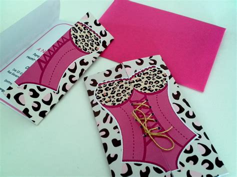 Convite Ch De Lingerie Cm X Cm Elo Produtos Especiais