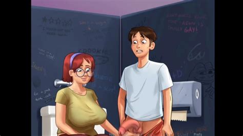 Summertime Saga Sexy Huge Tits Is Covered With A Lot Of Cum Shots XHamster