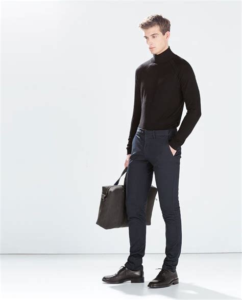 ZARA - МУЖЧИНЫ - БРЮКИ СО СТЕГАНОЙ ДЕТАЛЬЮ Mens Trousers Casual, Zara ...