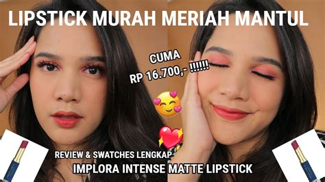 Lipstick Murah Meriah Mantap Rb Doang Review Dan Swatches