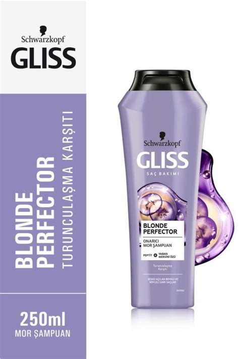 schwarzkopf gliss blonde perfector onarıcı mor şampuan kullananlar ve hakkında yorumları