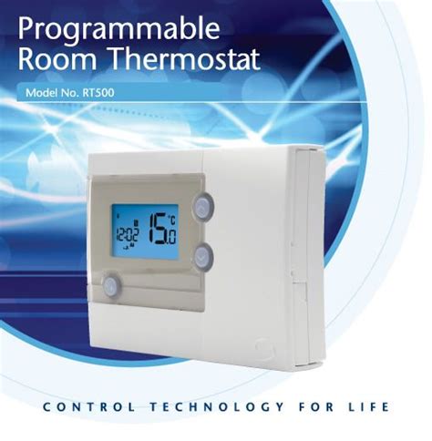 Salus Programmable Room Stat Low Voltage Rt500 Room Thermostat Central Heating