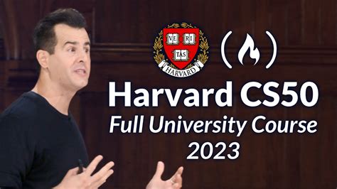 Harvard Cs50 2023 Full Computer Science University Course Youtube