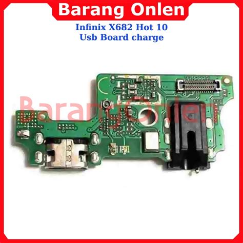 Jual Infinix Hot X Usb Board Flexible Konektor Cas Mic Plugin Shopee Indonesia