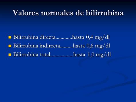 Valores De Referencia Bilirrubina Retoedu