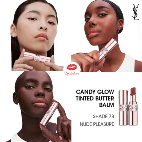 Son Dưỡng YSL 7B Nude Pleasure Màu Hồng Cam MỚI Lipstick vn