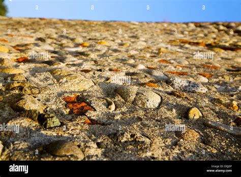Old Milan In Italy Church Concrete Wall Brick The Abstract Background