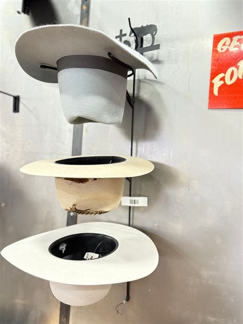 3 Tier Metal Cowboy Hat Rack l | Greeley Hat Works