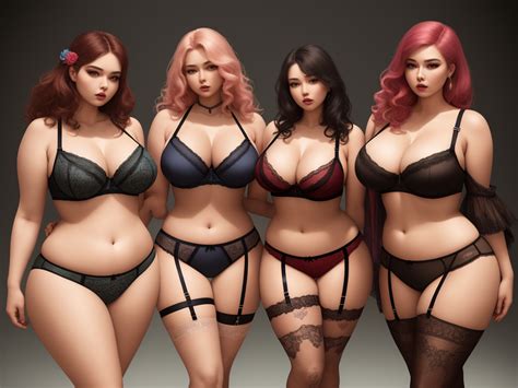 Ai Creates Image Three Curvy Nude Milfs Big Huge Boobs Busty