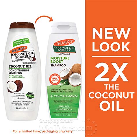 Palmers Coconut Oil Formula Moisture Boost Shampoo Oz Wigtypes