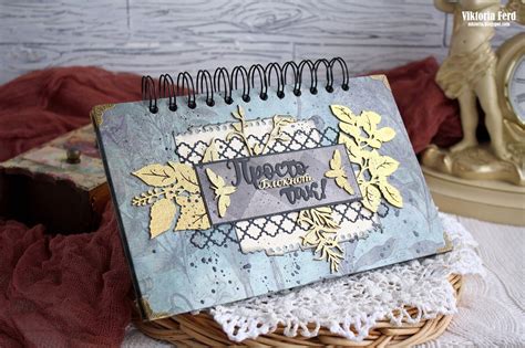 ScrapTime with Viktoria Ferd: Блокнот на пружинке