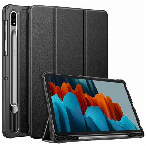 Trifold Slim Case for Samsung Galaxy Tab S7 11 2020 with S Pen Holder ...