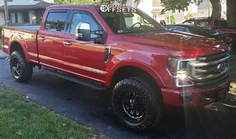 Ford F Super Duty Wheel Offset Aggressive Outside Fender