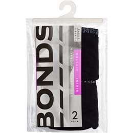 Bonds Womens Underwear Bikini Hipster Size 16 2 Pack Black Box Product Reviews