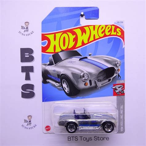 Jual Hot Wheels Shelby Cobra S C Silver Rolling Metal Shopee Indonesia
