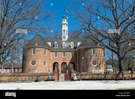 Usa Virginia Williamsburg Colonial Williamsburg Capitol Building