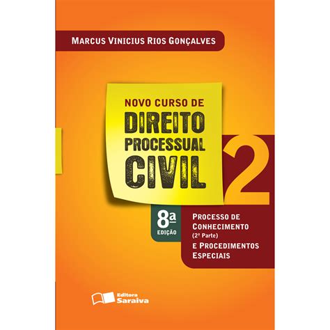 Livro Novo Curso De Direito Processual Civil 2 Processo De