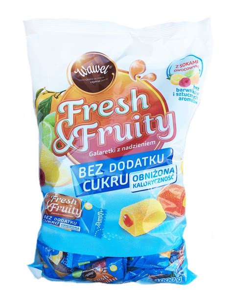 Cukierki Fresh Fruity BEZ CUKRU WAWEL 1kg 10699056249 Oficjalne